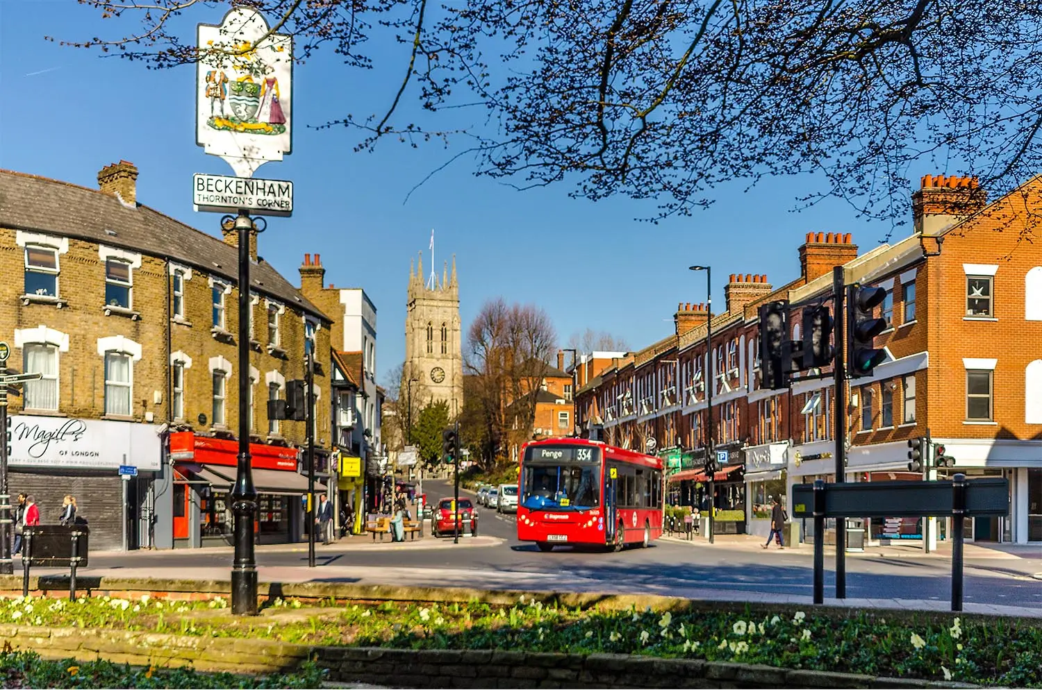 Dorman Removals Moving Van in Beckenham