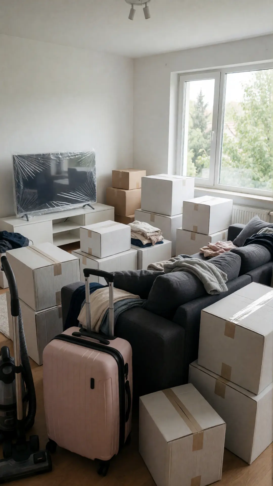 Large London house removal job underway