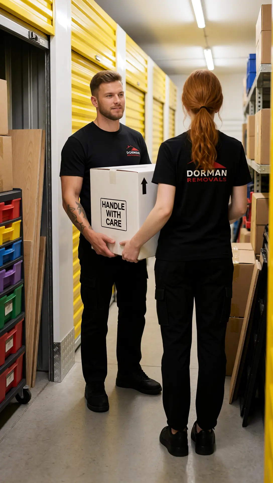 London removals team loading furniture into van