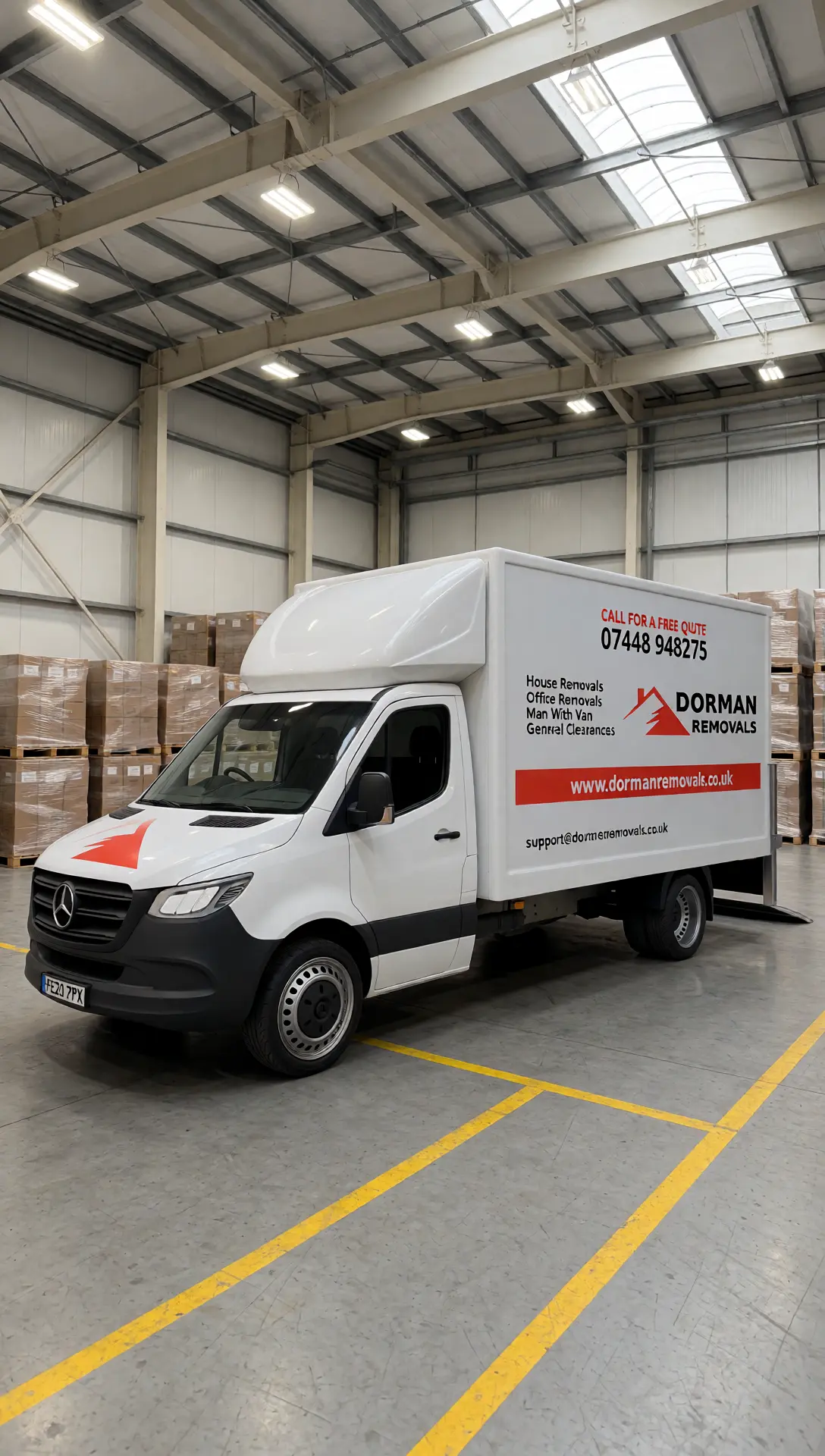 Balham removals team loading furniture into van