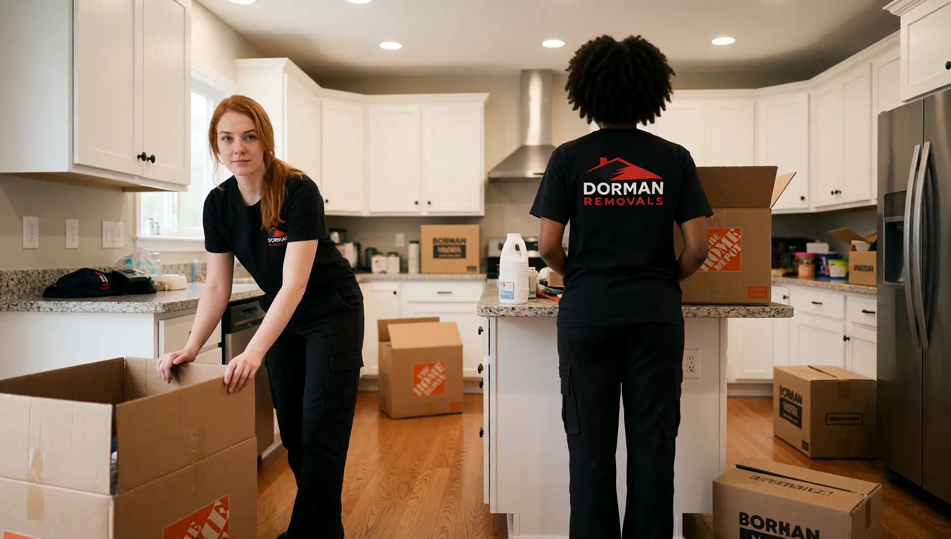Dorman Removals Moving Van in New Cross